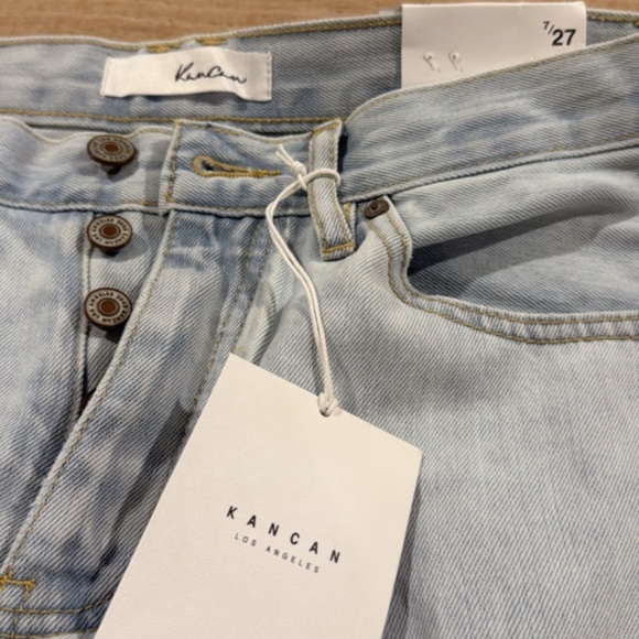 KanCan Light Blue Distressed Flare Jeans - Picture 3 of 4